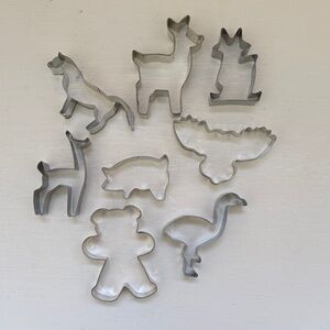Animal Cookie Cutter Set - Stainless Steel